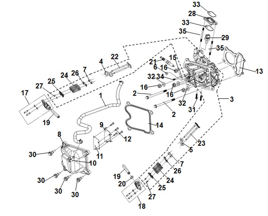 SYM Jet X 125 Silindir Kapağı